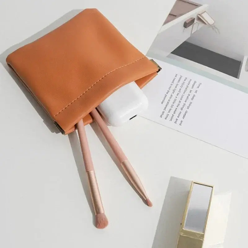 Pochette en cuir