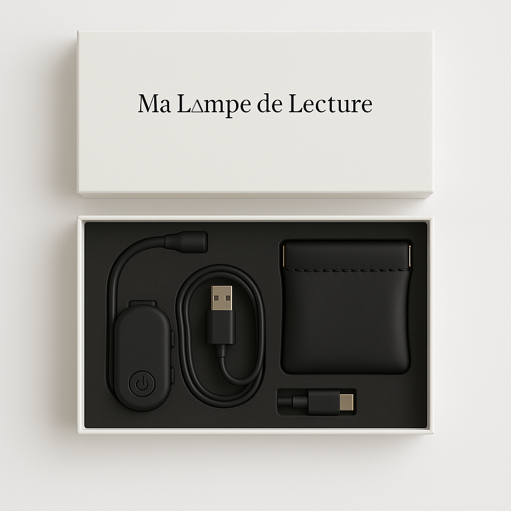 Coffret lampe de lecture - Blanc